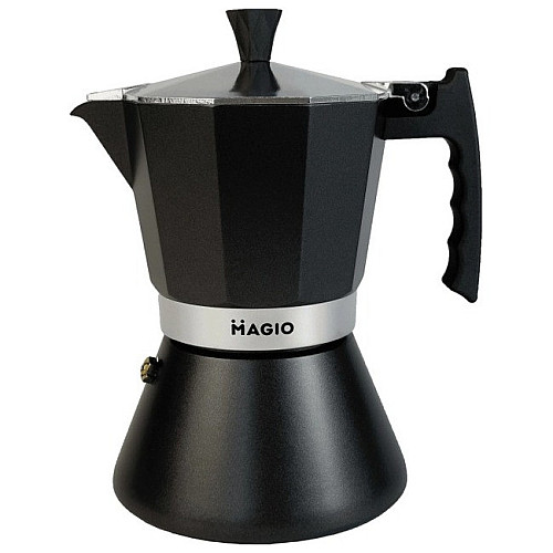 Кофеварка гейзерная 450 мл MAGIO MG-1006 Black