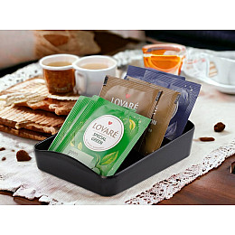 Подставка под чайный пакетик One Chef 13х10х4 см Черная