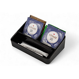 Подставка под чайный пакетик One Chef 15,5х10х5 см Черная