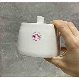 Сахарница фарфоровая 320 мл Tudor TU0500