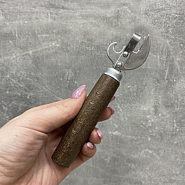 Відкривалка з дерев'яною ручкою Hoz 16,5см 42743 темно-коричнева ручка