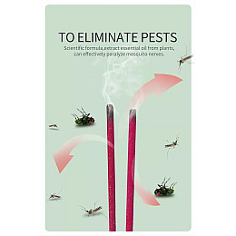 Средство от комаров и мух-арома палочки 30 шт 32 см Stenson 56186