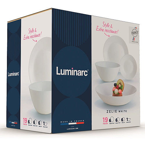 Сервіз столовий Luminarc Zelie 19 предметів V3792