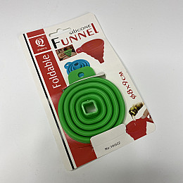 Воронка раскладная силиконовая 8*9 см Stenson 622/6783 салатовая