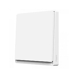 Розумний вимикач одноклавішний з нульовою лінією Aqara E1 Wall Switch EU Zigbee 3.0 Apple HomeKit (QBKG4OLM)