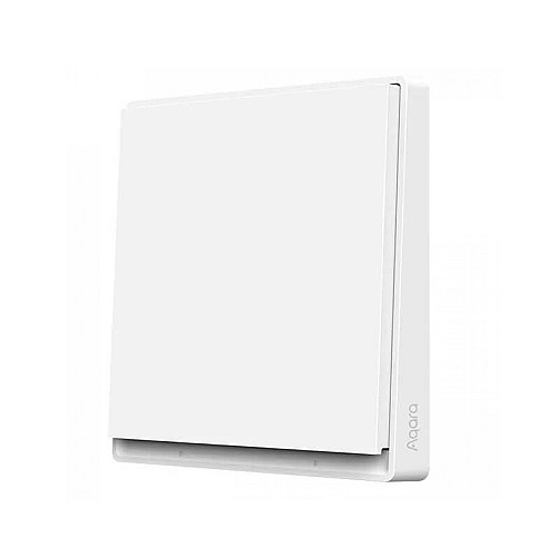 Розумний вимикач одноклавішний з нульовою лінією Aqara E1 Wall Switch EU Zigbee 3.0 Apple HomeKit (QBKG4OLM)