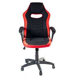 Офісне крісло керівника BNB PilotDesign Tilt Чорно-червоний