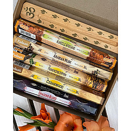 Аромапалочки набор Exotic Oasis Tulasi 5 шт с подставкой