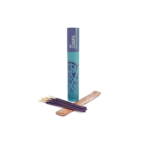 Аромапалочки в тубусі Nag Champa - Наг Чампа з підставкою Song of India