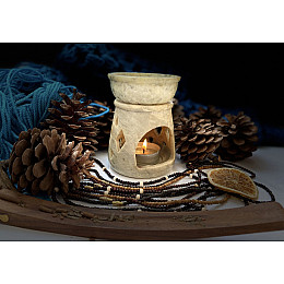 Кам'яна аромалампа для ефірних олій 10х7х7.5 см Pashan Kala (528)