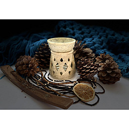 Кам'яна аромалампа для ефірних олій 10х7х7.5 см Pashan Kala (528)