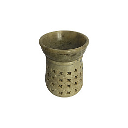 Каменная аромалампа для эфирных масел 10х7.5х7.5 см (508) Pashan Kala