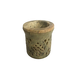 Каменная аромалампа для эфирных масел 8х7х7.5 см (525) Pashan Kala