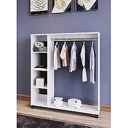 Гардеробная стойка Doros Д1 Белый 100х41.6х129.4 (41510078)