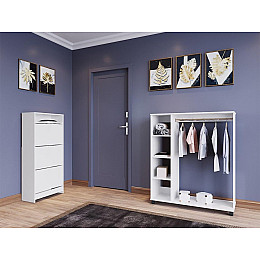Гардеробная стойка Doros Д1 Белый 100х41.6х129.4 (41510078)