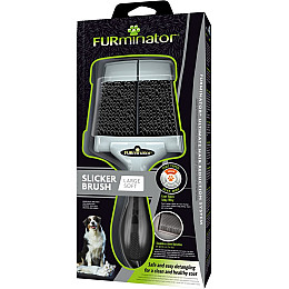 Щетка-пуходерка FURminator мягкая для кошек и собак