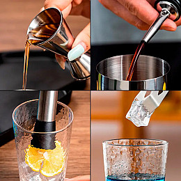 Набір для бару Creation KK11-16 з підставкою 11 предметів