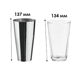 Шейкер для коктейлей Creation TJQ60-5 барний 550 мл (11878-68980)