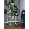 Комплект металлических подставок для цветов и вазонов Adore Décor Скандинавские 3 шт Белый