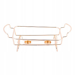 Марміт прямокутний з підставкою Kamille 1,3л Білий (KM-6416)