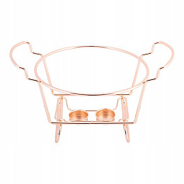 Марміт круглий із підставкою Kamille 2,6 л Білий (KM-6418)