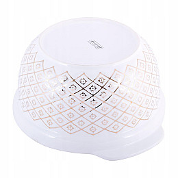 Марміт круглий із підставкою Kamille 2,6 л Білий (KM-6418)