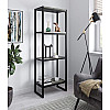 Стелаж I loft you 64х35х180 см Чорний (2046865697)