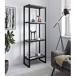 Стелаж I loft you 64х35х180 см Чорний (2046865697)