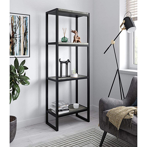 Стелаж I loft you 64х35х180 см Чорний (2046865697)