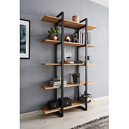 Стелаж з металу I loft you 190х30х120 см Чорний (2074018204)