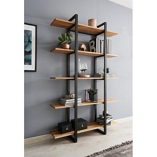 Стеллаж из металла I loft you 190х30х120 см Черный (2074018204)