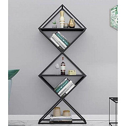 Книжковий стелаж I loft you 180х70х30 см Чорний (2099252512)
