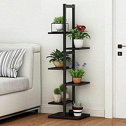 Стелаж для квітів I loft you 150х30х60 см Темно-коричневий (2101457030)