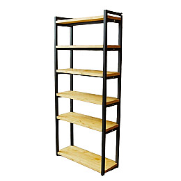 Стелаж I loft you 150х60х30 см Чорний (1885553657)