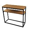 Консоль з поличкою I loft you 100х30х80 см Чорний (1885587463)