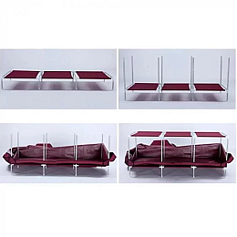 Тканинна складна шафа для одягу та взуття 175х130х45 см OPT-TOP Storage Wardrobe 88130 AN (1756374602)