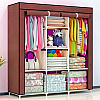 Тканевый складной шкаф для одежды и обуви 175х130х45 см OPT-TOP Storage Wardrobe 88130 AN (1756374602)