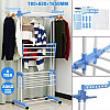 Універсальна складна сушарка для білизни OPT-TOP 3 Tiers Garment rack біла (1756374679)