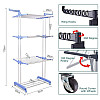 Універсальна складна сушарка для білизни OPT-TOP 3 Tiers Garment rack біла (1756374679)