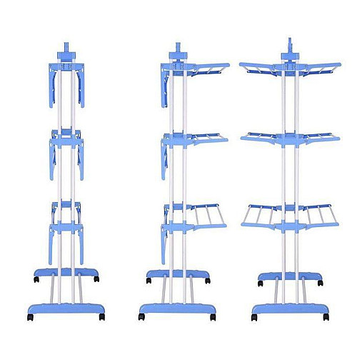 Універсальна складна сушарка для білизни OPT-TOP 3 Tiers Garment rack біла (1756374679)