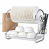 Стойка для сушки посуды Kitchen Storage rack нержавеющая сталь (1756374704)