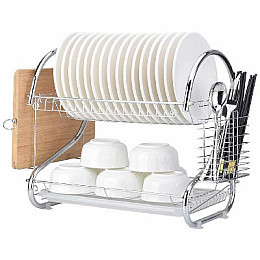 Стойка для сушки посуды Kitchen Storage rack нержавеющая сталь (1756374704)