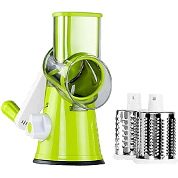 Универсальная механическая овощерезка мультислайсер TableTop Drum Grater 3 насадки (1756374727)