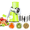 Універсальна механічна овочерізка мультислайсер TableTop TableTop Drum Grater 3 насадки (1756374727)