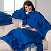 Плед с рукавами OPT-TOP Snuggie Blanket синий (1756375291)