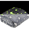 Плед светящейся горящей звезды OPT-TOP Blanket день/ночь 120х150 см Grey (1756375703)