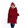 Толстовка-плед с капюшоном OPT-TOP Huggle Hoodie двухсторонняя красный (1762056417)
