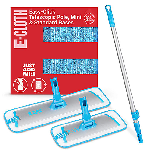 Набір швабра для миття підлоги e-Cloth Easy-Click Telescopic Pole + Mini 743534