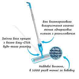 Швабра-спрей e-Cloth Easy-Click Spray Mop 743367