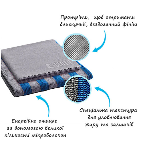 Серветки для очищення плити та духовки e-Cloth Hob & Oven Cloth 209831